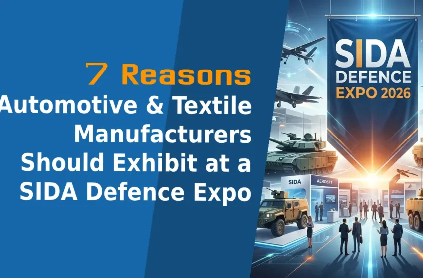 7 Reasons Automotive & Textile Manufacturers Should Exhibit at SIDA Defence Expo