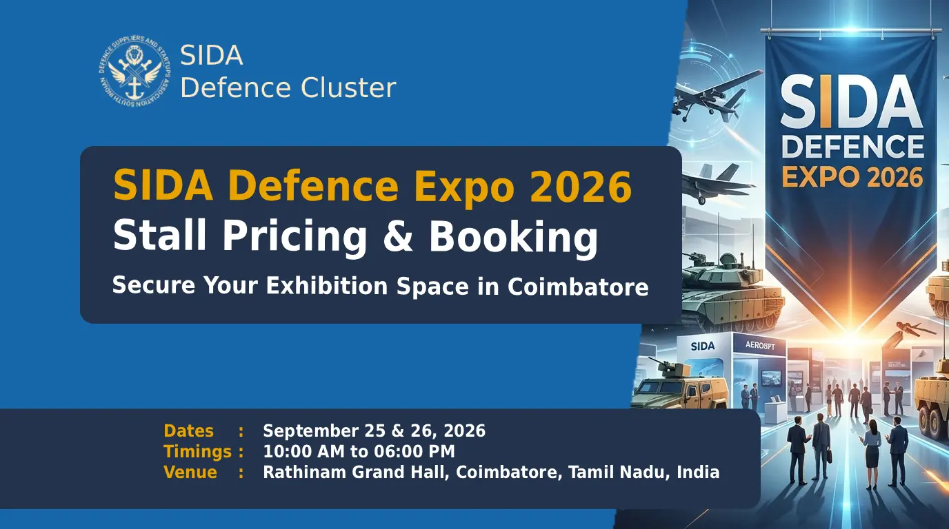 SIDA Defence Expo 2026 Stall Pricing & Booking