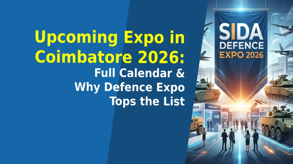 Upcoming Expo in Coimbatore 2026: Full Calendar & Why Defence Expo Tops the List