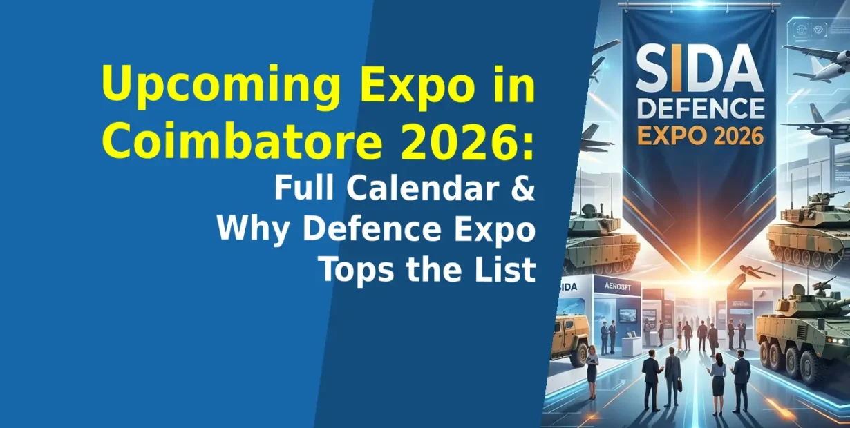 Upcoming Expo in Coimbatore 2026: Full Calendar & Why Defence Expo Tops the List